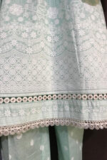 Cotton Silk Embroidery Sky Blue