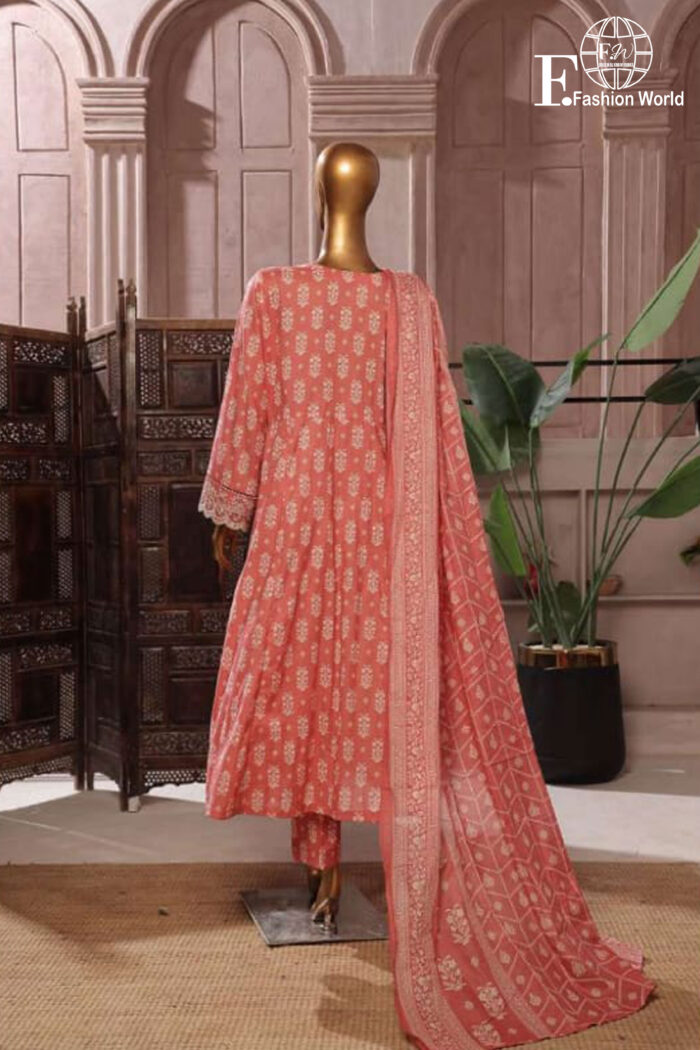 Luxury Embroidered Frock 3 PC
