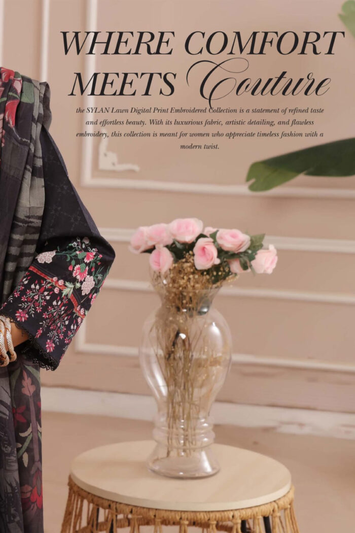 Unstitched 3 Piece Lawn Embroidered Collection