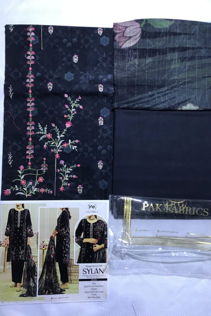 Unstitched 3 Piece Lawn Embroidered Collection