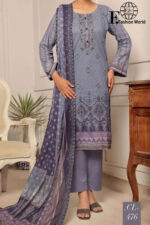 Unstitched 3 Piece Lawn Digital Print Chickenkaari