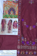 Unstitched 3 Piece Jacquard Luxury Embroidered Collection