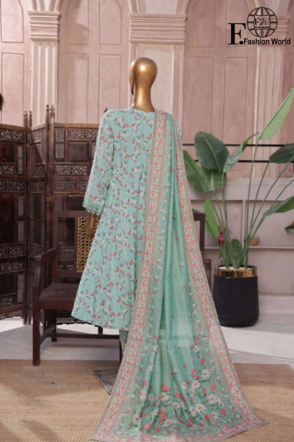 Luxury Embroidered Frock 3 PC