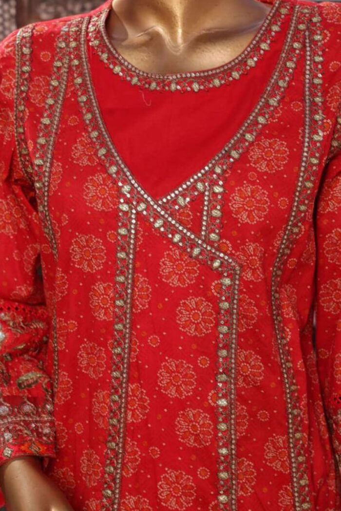 Luxury Embroidered Frock 3 PC