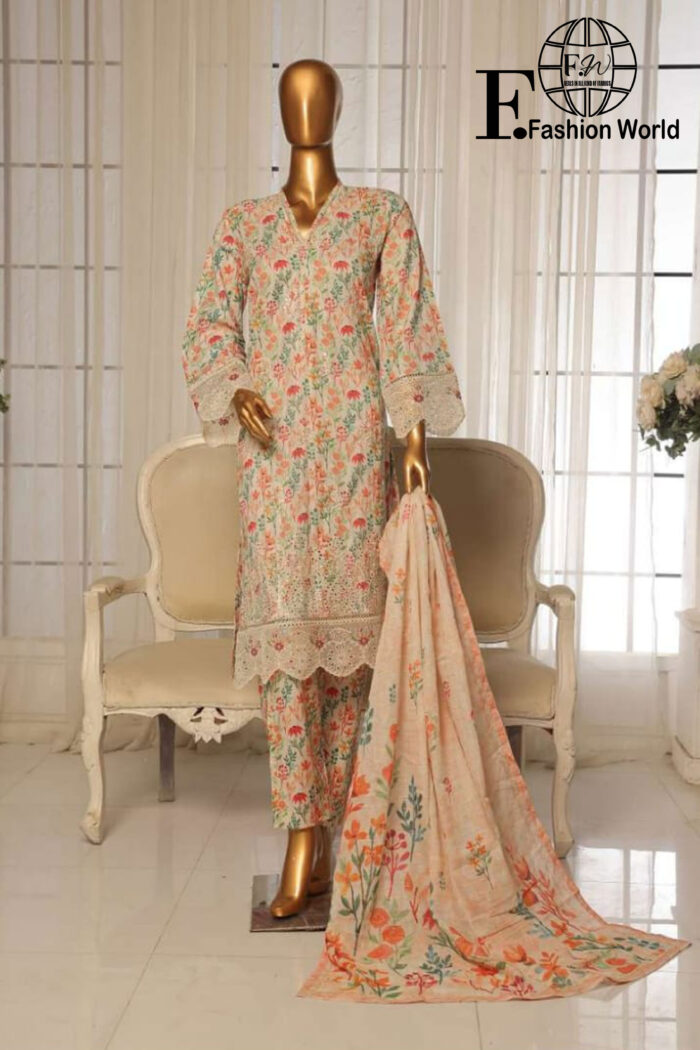 White Chikan Kari ЗРc Сollection