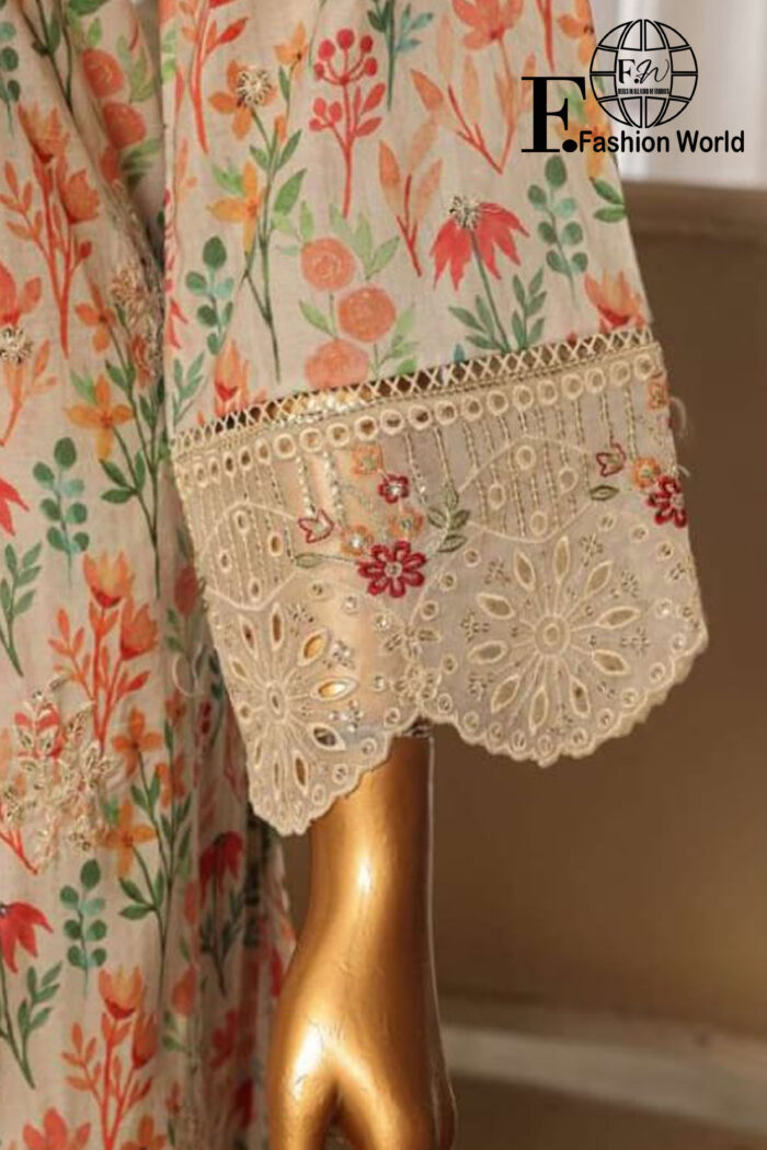 White Chikan Kari ЗРc Сollection