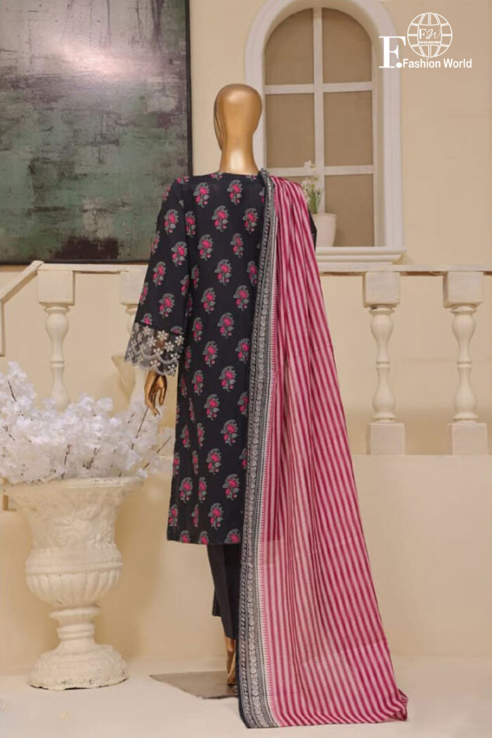 Exclusive Embroidered Lawn 3 PC Collection