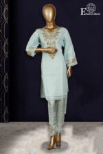 Organza Heavy Stitched 3 Piece