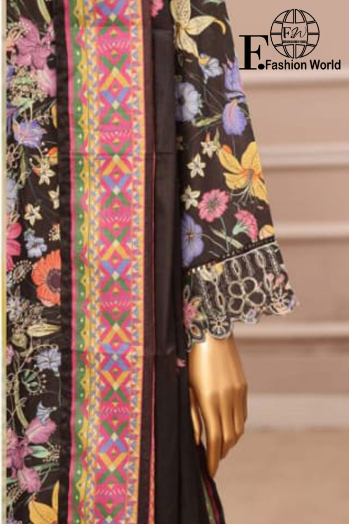 Exclusive Embroidered Lawn 3 PC Collection
