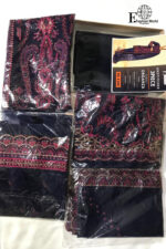 Unstitched 3 Piece Organza Embroidery
