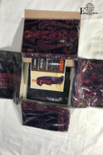 Unstitched 3 Piece Organza Embroidery
