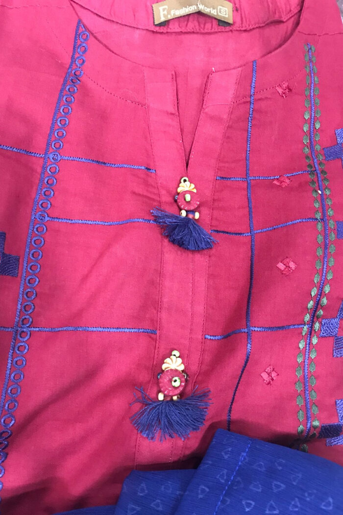 Cotton Stitched 3 Piece