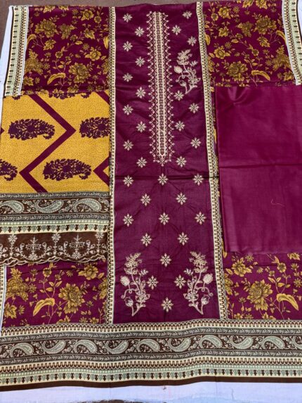 Unstitched 3 Piece Printed Collection