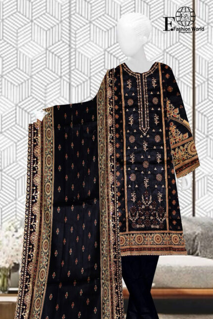 Unstitched 3 Piece Printed Collection