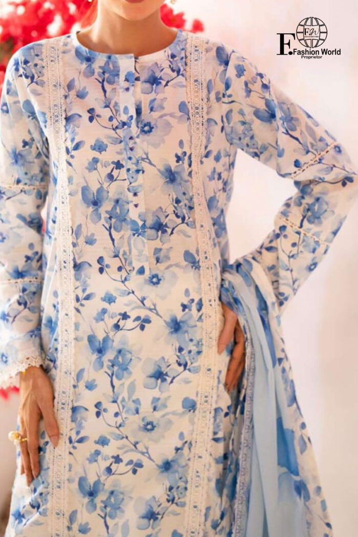 Unstitched 3 Piece Bana Dora Printed Lawn Collection