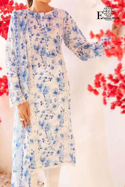 Unstitched 3 Piece Bana Dora Printed Lawn Collection
