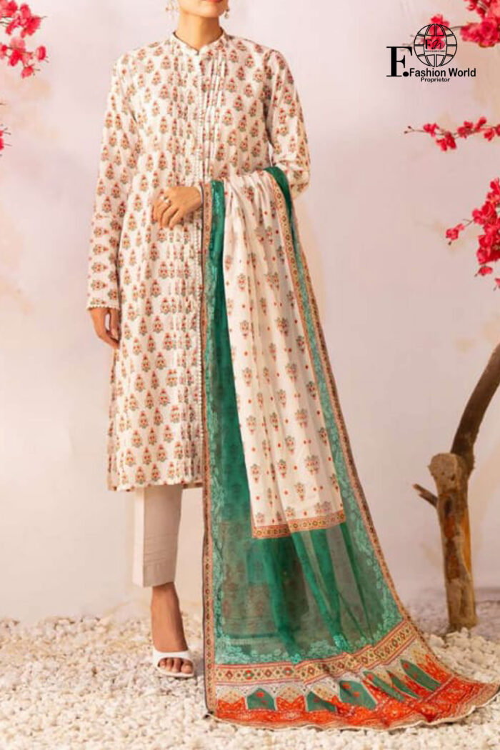 Unstitched 3 Piece Bana Dora Printed Lawn Collection