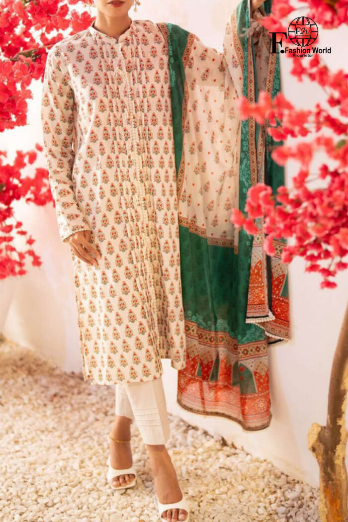 Unstitched 3 Piece Bana Dora Printed Lawn Collection