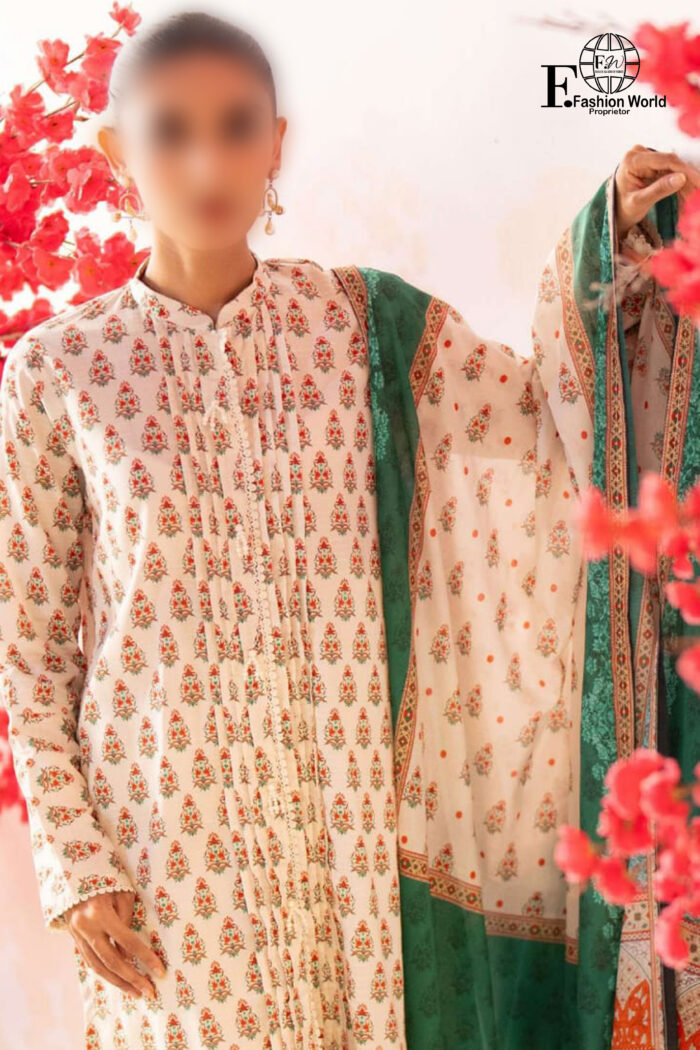 Unstitched 3 Piece Bana Dora Printed Lawn Collection