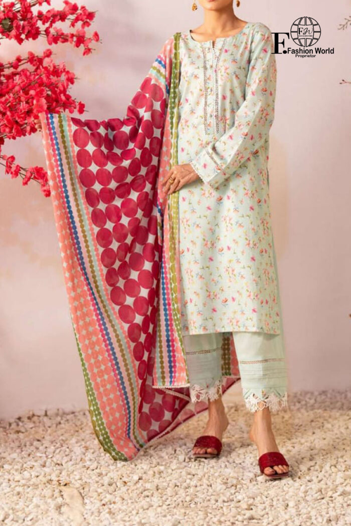 Unstitched 3 Piece Bana Dora Printed Lawn Collection