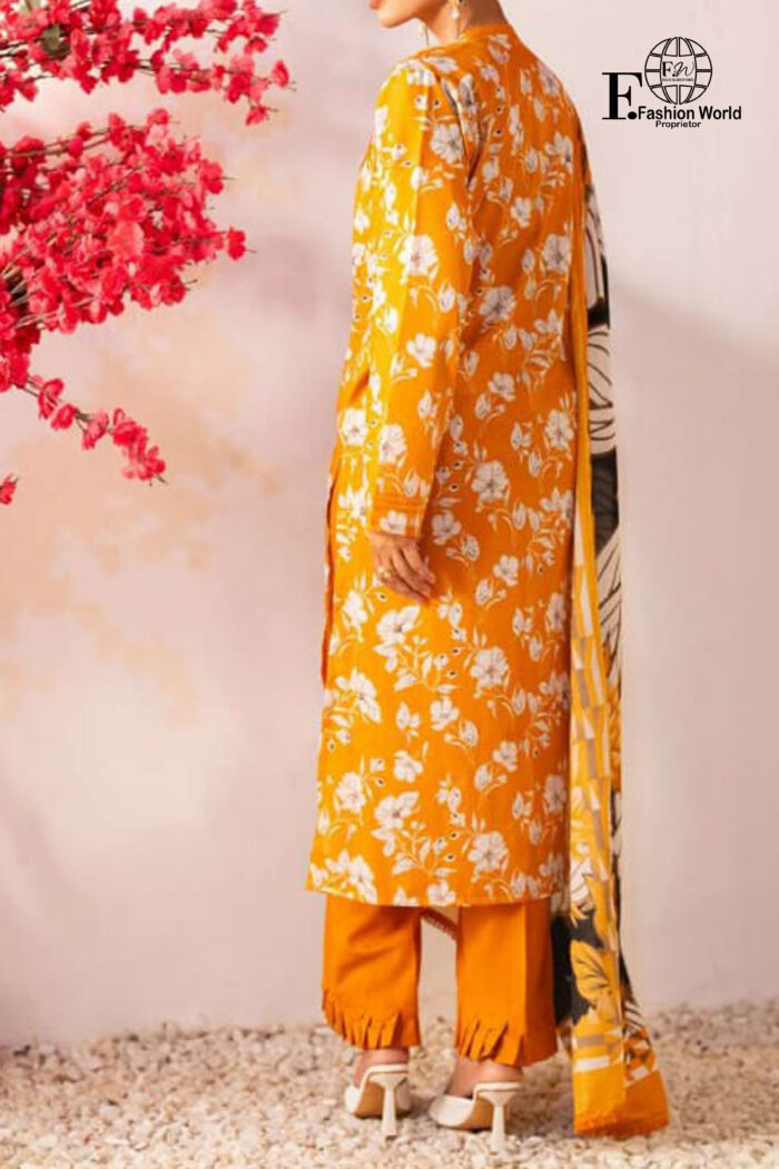 Unstitched 3 Piece Bana Dora Printed Lawn Collection