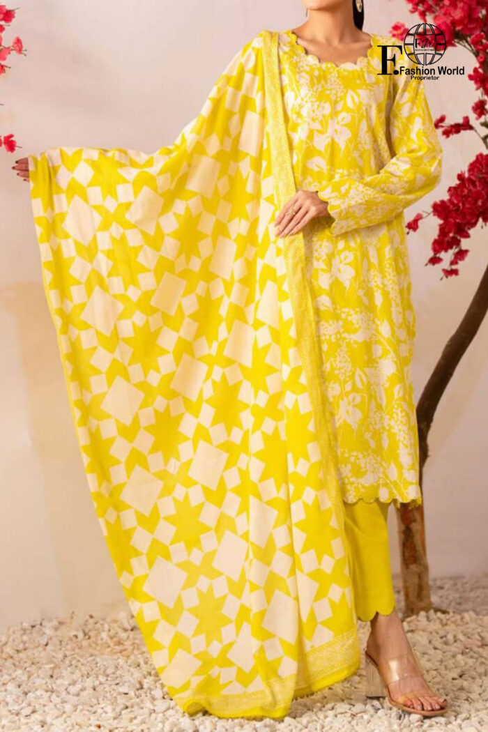 Unstitched 3 Piece Bana Dora Printed Lawn Collection