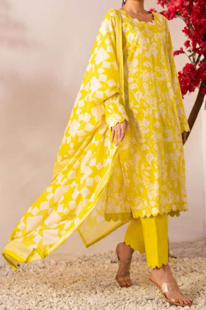Unstitched 3 Piece Bana Dora Printed Lawn Collection