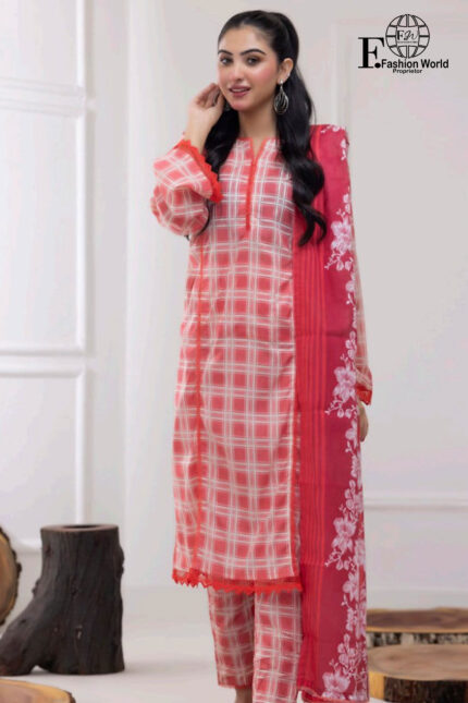 Unstitched 3 Piece Printed Collection