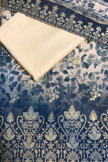 Unstitched 3 Piece Binsaeed Embroidery Collection