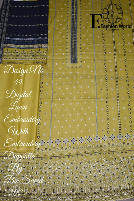 Binsaeed Embroidery 100% Original