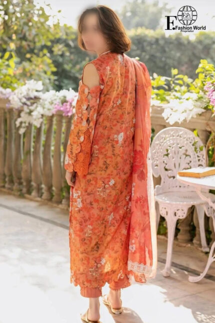 Unstitched 3 Piece Asfa & Nabeel Embroidered Collection