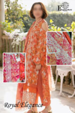 Unstitched 3 Piece Asfa & Nabeel Embroidered Collection