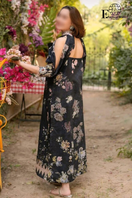 Unstitched 3 Piece Asfa & Nabeel Embroidered Collection