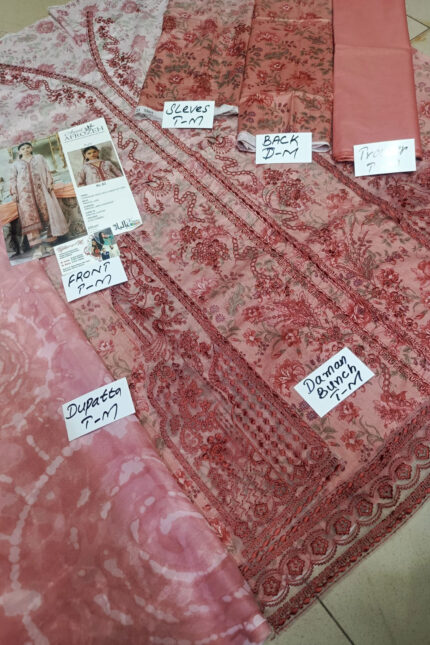 Unstitched 3 Piece Afrozeh Embroidered Collection