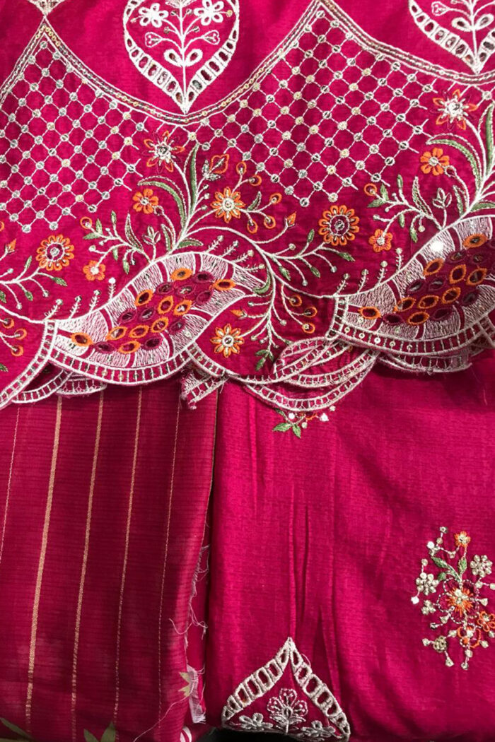 Unstitched 3 Piece Binsaeed Embroidery Collection