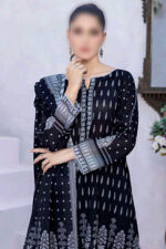 Unstitched 3 Piece Black & White Digital Premium Printed Lawn Collection