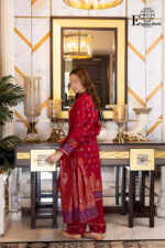 Unstitched 3 Piece Printed Lawn Jacquard