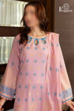 Unstitched 3 Piece Printed Lawn Jacquard