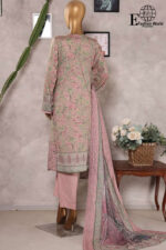 Unstitched 3 Piece Embroidered Cutwork Lawn Dupatta