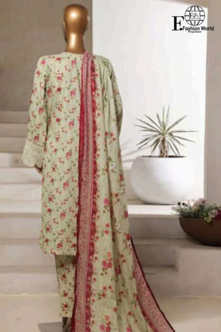 Exclusive Embroidered Lawn 3 PC Collection