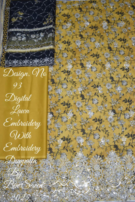 Binsaeed Embroidery 100% Original