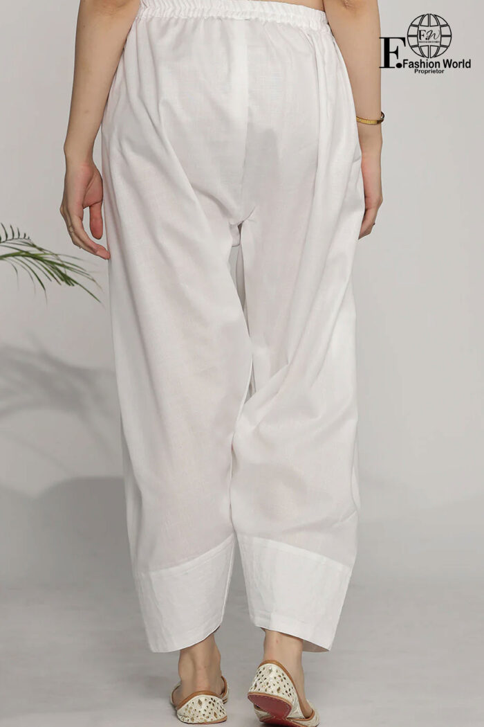White Cotton Stuf Farshi Salwar