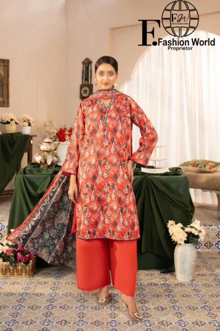Unstitched Printed – 3 Piece