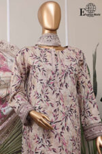 Unstitched 3 Piece Embroidered Cutwork Lawn Dupatta