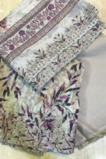 Unstitched 3 Piece Embroidered Cutwork Lawn Dupatta