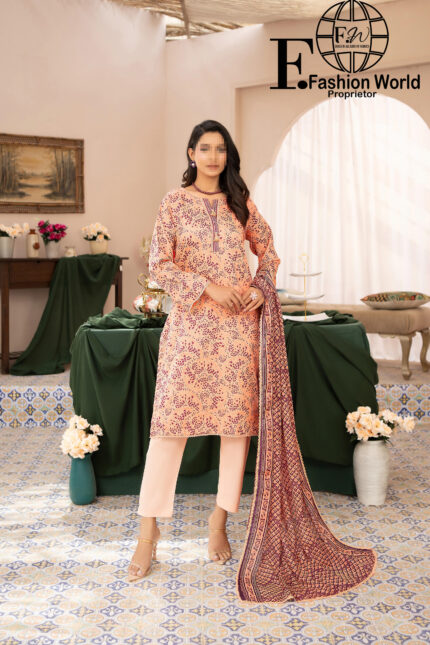 Unstitched Printed – 3 Piece