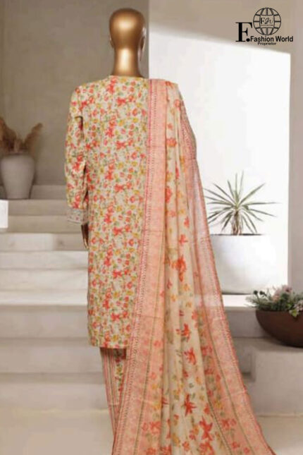 Exclusive Embroidered Lawn 3 PC Collection
