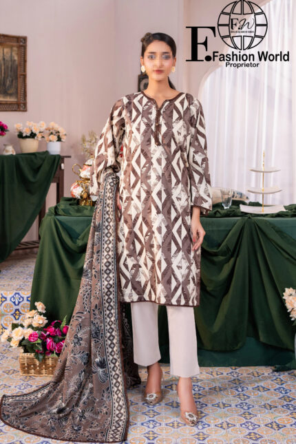 Unstitched Printed – 3 Piece