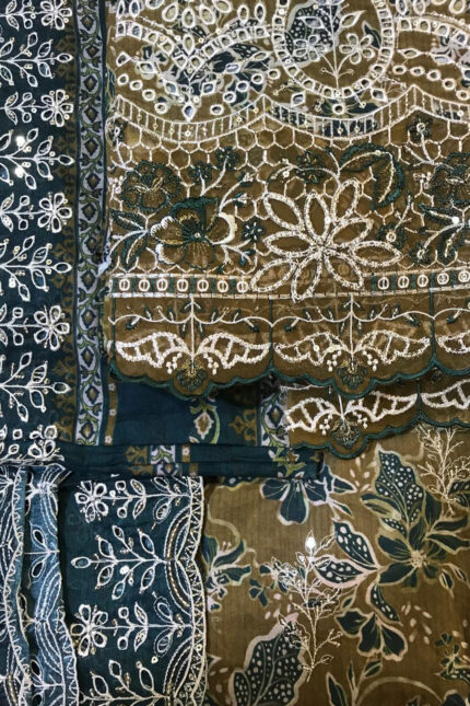 Unstitched 3 Piece Binsaeed Embroidery Collection