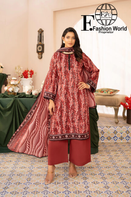 ZESH Premium Lawn Collection ’25 DROP-22 | Unstitched Printed – 3 Piece